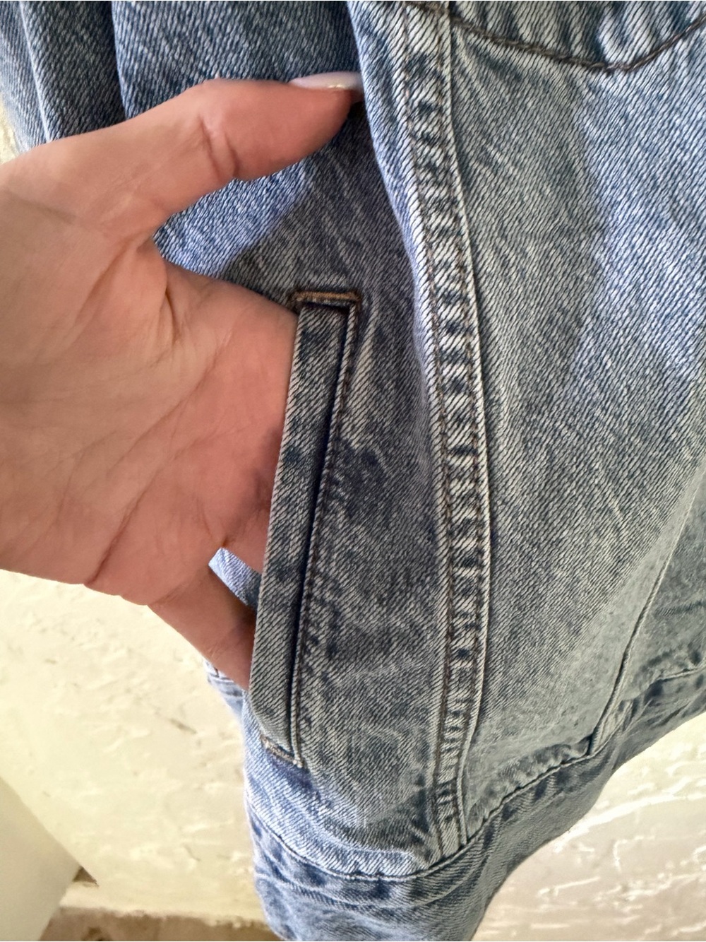 BNWT Scotch & Soda Light Blue Braided-Trim Denim Jacket - Picture 8 of 11